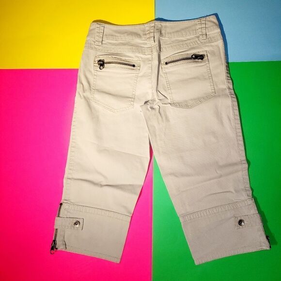 2/$20 Vintage Esprit summer dress pants white cream colour shorts - Picture 3 of 4